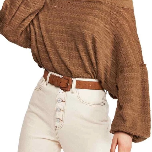 Free People Sistine Top Hacci knit cold shoulder - Picture 2 of 12